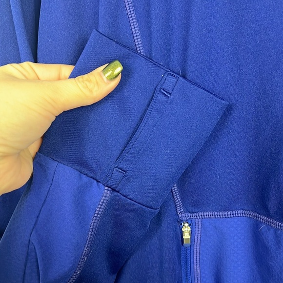 Athleta blue women’s pullover lightweight hoodie size XL - Picture 3 of 9